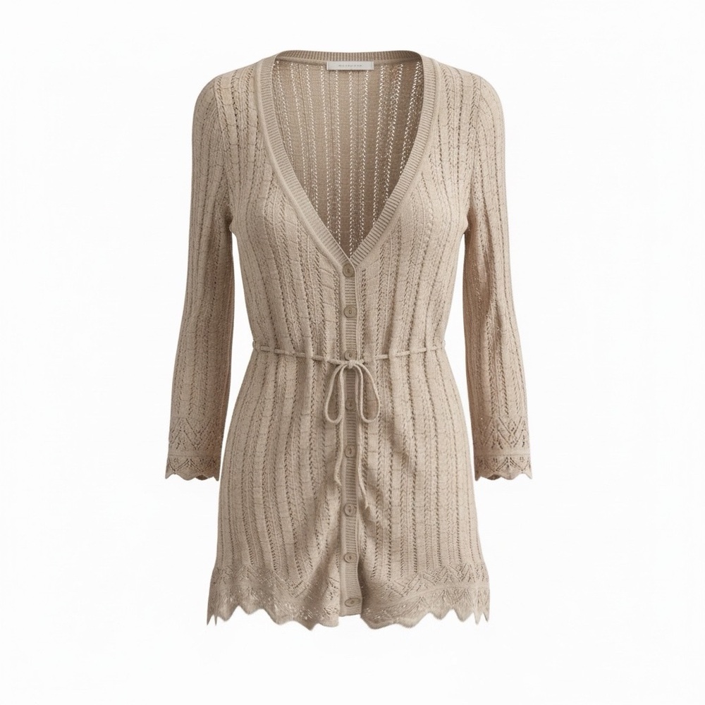 DKNY Jeans Light Brown Knit Sweater